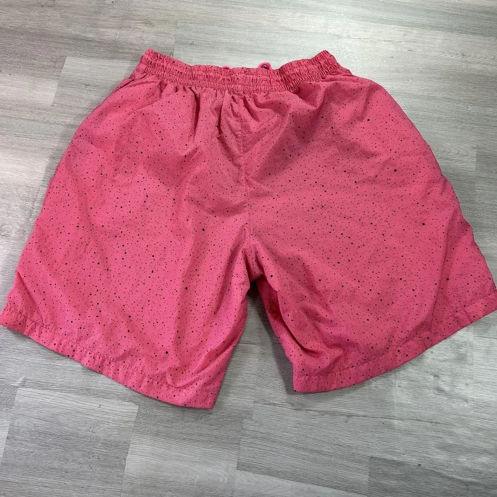 Jordan Swim Trunks Shorts Mens 2XL Pink Speckle Jumpman Lined Mesh Drawstring